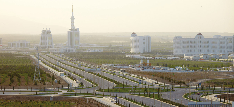 Illustration for article titled Turkmenistan's Astonishing Attempt To Build A City Of The Future